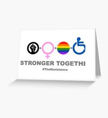 Stronger Together Greeting Card