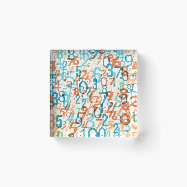 Item preview, Mathematics background - numbers pattern 01 designed and sold by Slanapotam.