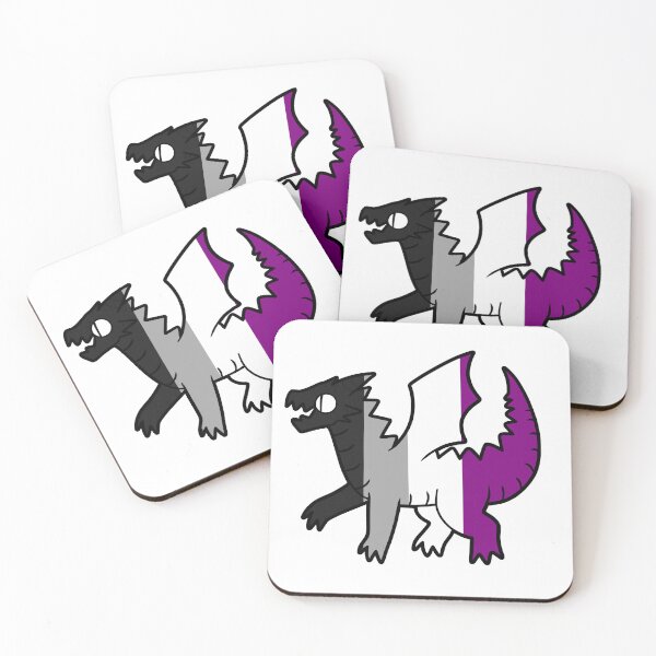 Item preview, Asexual Pride Dragon designed and sold by SketchKrsh.