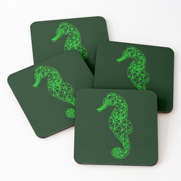 Item preview, Caballito de mar verde triangular designed and sold by Kycia.