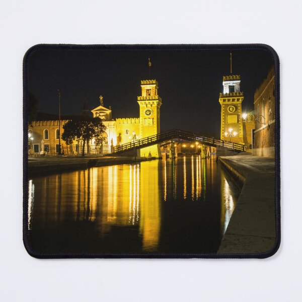 Item preview, Venice Italy Golden Midnight - Venetian Arsenal Arsenale di Venezia  designed and sold by Georgia Mizuleva.