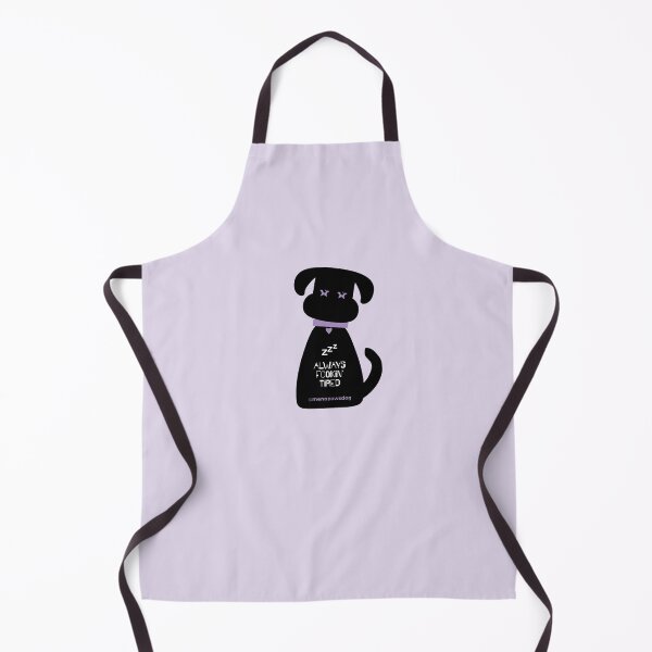Item preview, Menopaws Dog: "Always Fookin' Tired" designed and sold by OUTFLUX.