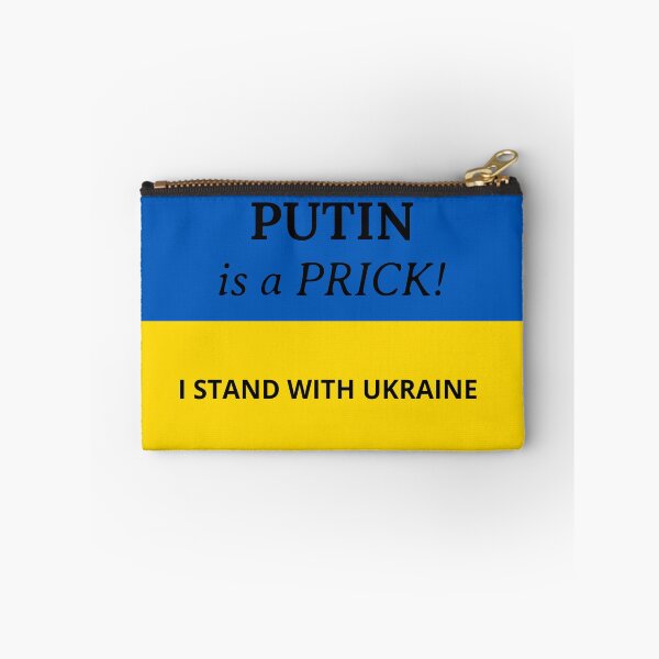 Item preview, I Stand With Ukraine Putin Is A Prick designed and sold by InsultTees.