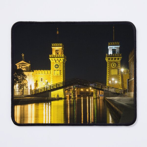 Item preview, Venice Italy Silky Midnight - Arsenale di Venezia Porta Magna Gold designed and sold by Georgia Mizuleva.