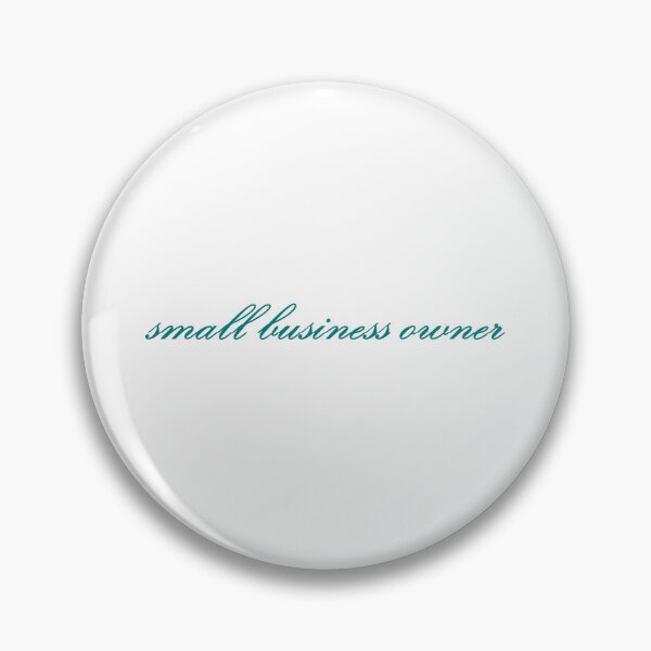 Item preview, small business owner - teal designed and sold by CreativeKari.