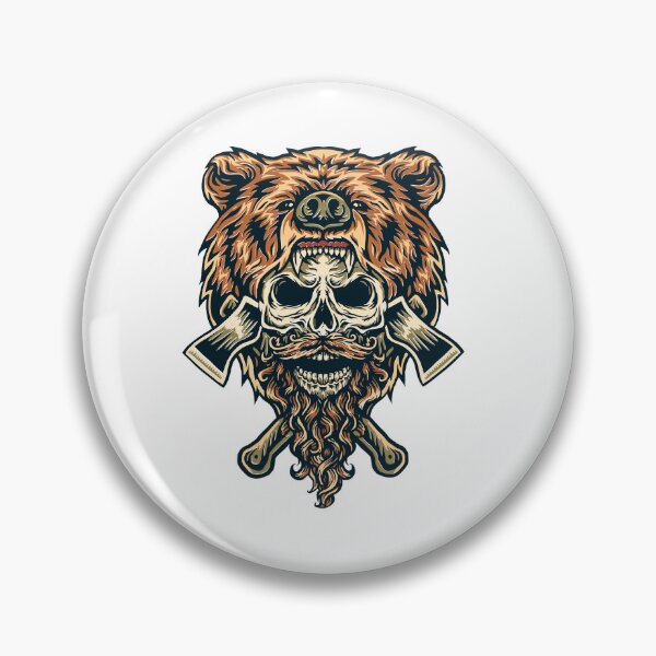 Item preview, Viking Skull Bear designed and sold by kapiks.