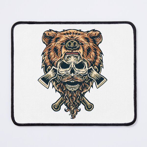 Item preview, Viking Skull Bear designed and sold by kapiks.