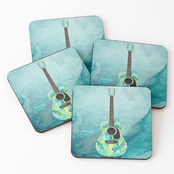 Item preview, Watercolor Acoustic Guitar | Dreadnought | Designs by derickquince designed and sold by DerickQuince.