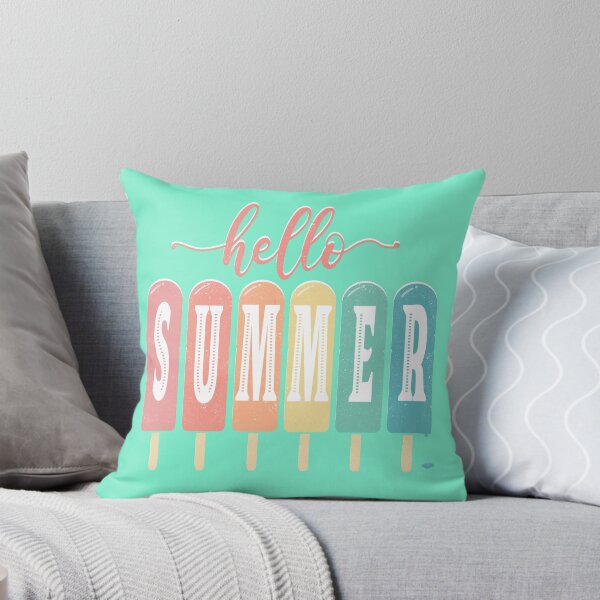 Item preview, Hello Summer retro popsicle summer beach design designed and sold by TipTopTapo.