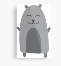 Cute Bear Metal Print