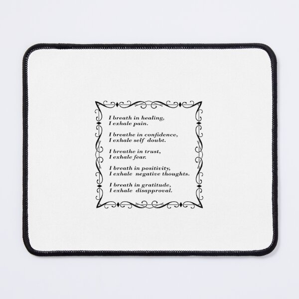 Item preview, Inhale Exhale Healing Positive Affirmations designed and sold by Inspirationmotivation.