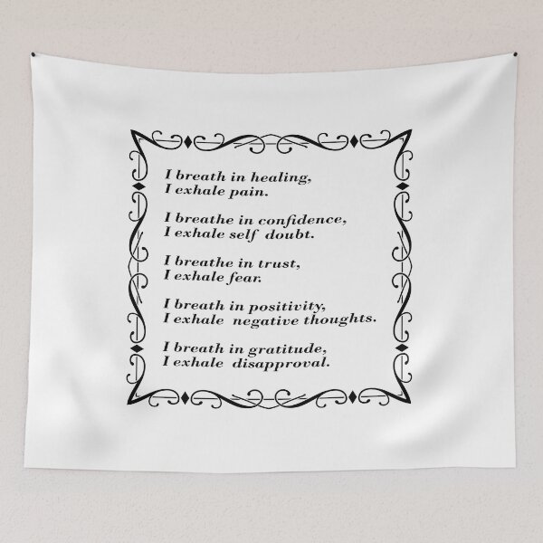 Item preview, Inhale Exhale Healing Positive Affirmations designed and sold by Inspirationmotivation.