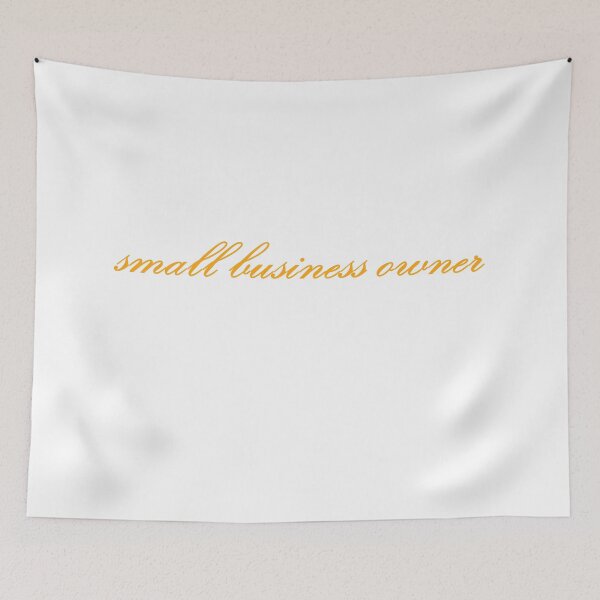 Item preview, small business owner - orange designed and sold by CreativeKari.
