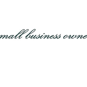 Artwork thumbnail, small business owner - green by CreativeKari