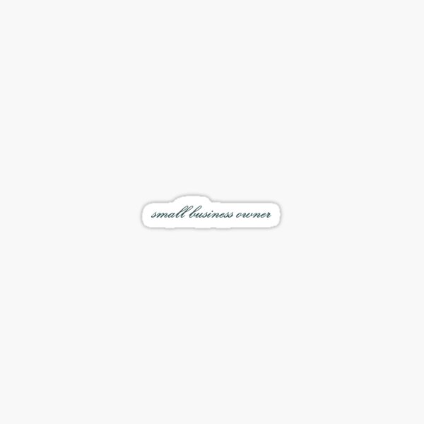 Item preview, small business owner - green designed and sold by CreativeKari.