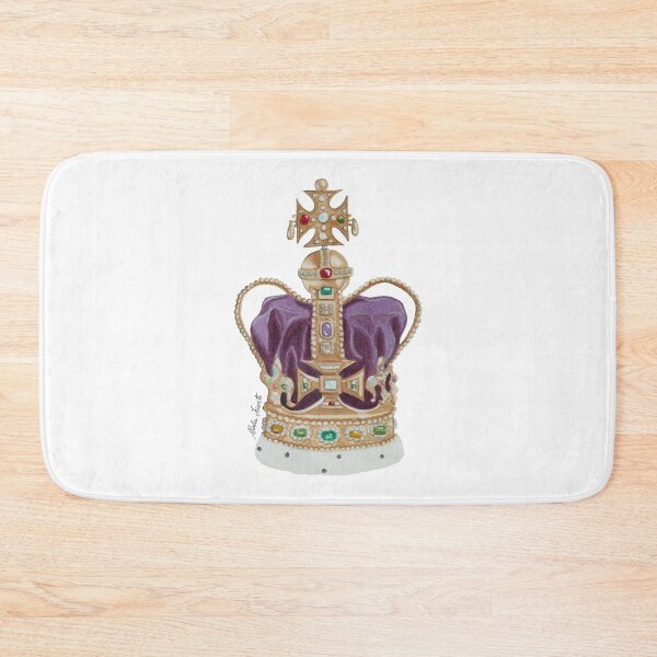 Item preview,  British Crown Illustration - Saint Edward's Crown in watercolor designed and sold by Malu-Iriarte.