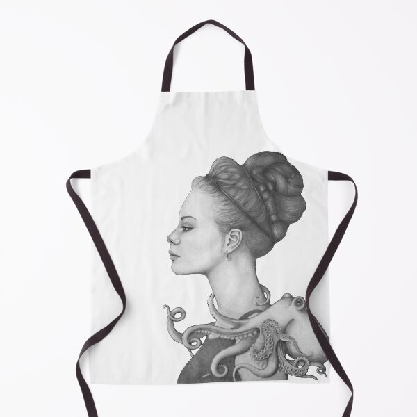 Item preview, donna profilo polpo designed and sold by SimonaLanza.