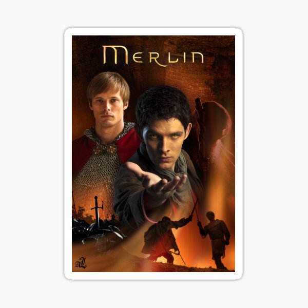BBC Merlin Poster 9 Sticker