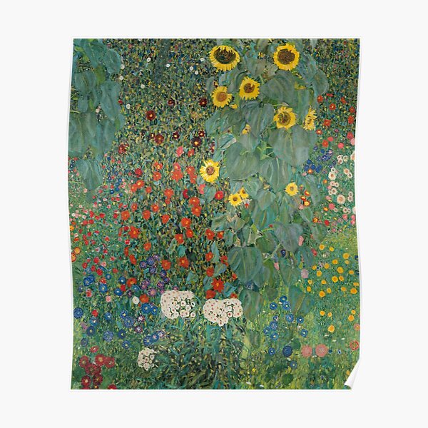 Fleurs Klimt Poster