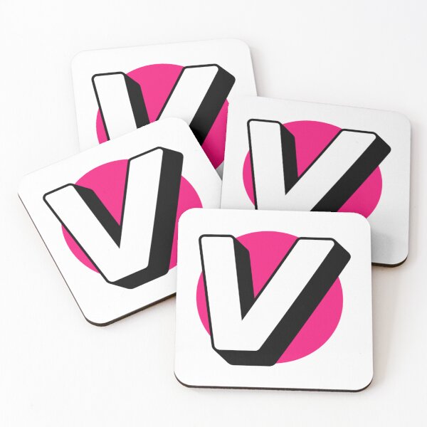 Item preview, The big V letter appear with pink Logo    designed and sold by OtakuHarajuku.