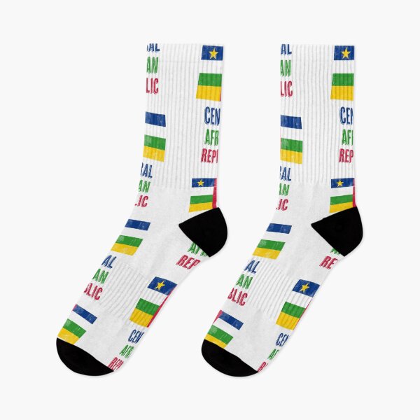 Item preview, Flag of CAR Central African Republic "Grunge" look. designed and sold by KTSubz Faith & Fun Designs.