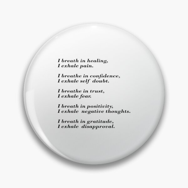 Item preview, Inhale Exhale - Positive Affirmations - sticker pack designed and sold by Inspirationmotivation.
