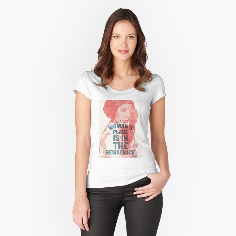 Artikel-Vorschau von Tailliertes Rundhals-Shirt, designt und verkauft von LadiesWhoDesign.