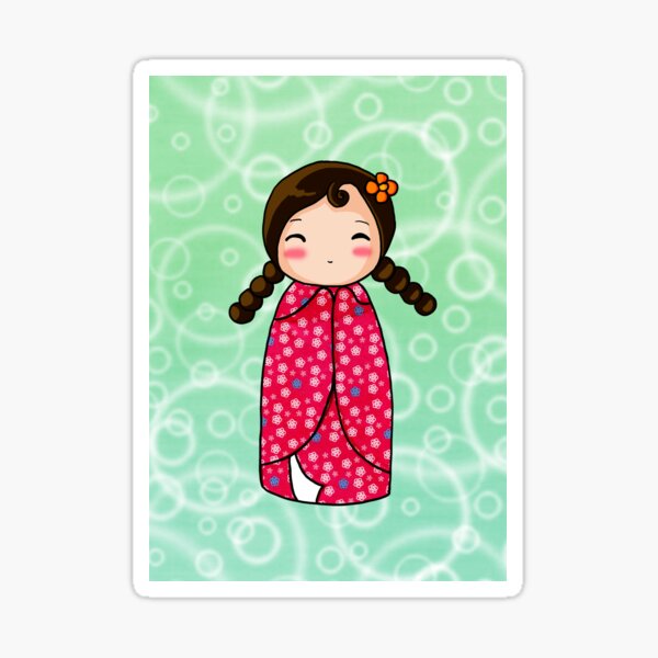 Kokeshi : Natsumi Sticker