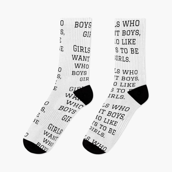 Item preview, Girls who want boys who like boys to be girls designed and sold by KGoPrintables.