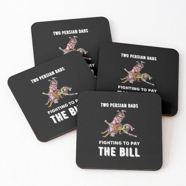 Item preview, Two persian dads fightinh to pay the bill - Persian art designed and sold by Persian Pride Official.