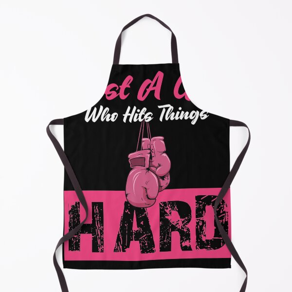 Item preview, Just a Girl who hit things Hard Vintage Boxer Boxing Gloves designed and sold by Rzelemenz.