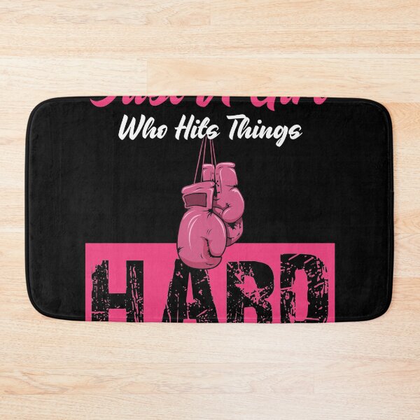 Item preview, Just a Girl who hit things Hard Vintage Boxer Boxing Gloves  designed and sold by Rzelemenz.