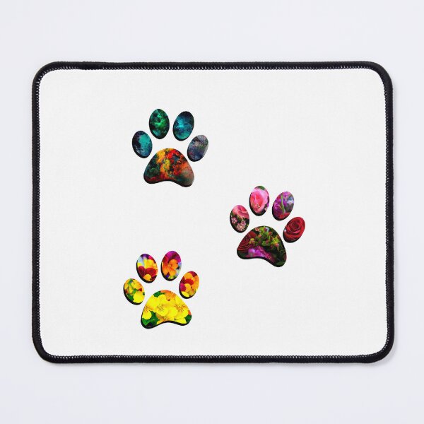 Item preview, Floral Paw Print Trio designed and sold by DonmedPro1.