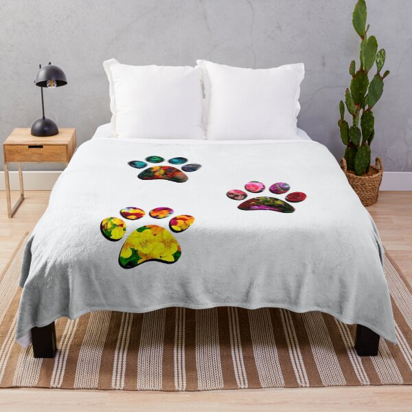 Item preview, Floral Paw Print Trio designed and sold by DonmedPro1.
