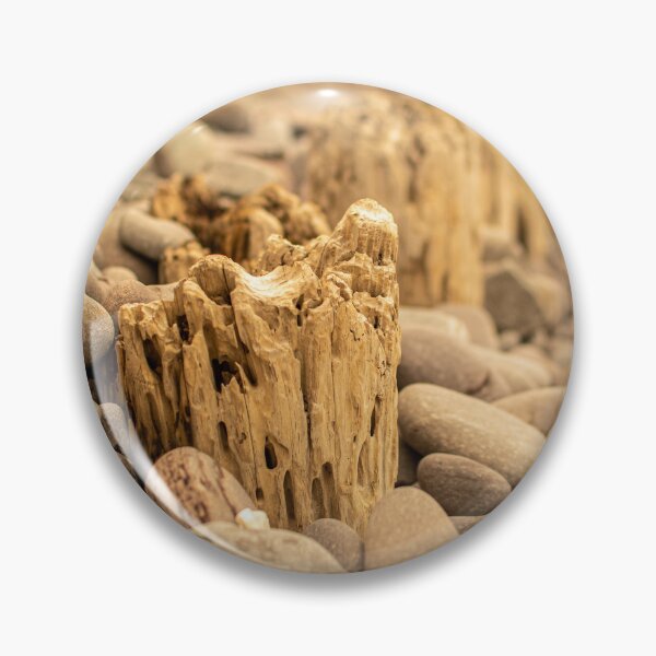 Item preview, Wooden posts on a Pebble Beach designed and sold by Duncan Day.
