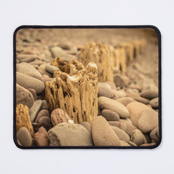Item preview, Wooden posts on a Pebble Beach designed and sold by Duncan Day.