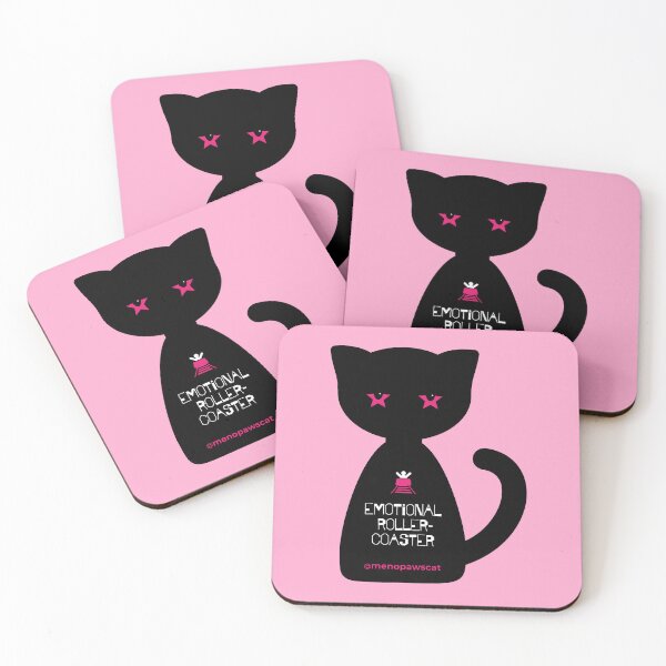 Item preview, Menopaws Cat: "Emotional Rollercoaster" designed and sold by OUTFLUX.