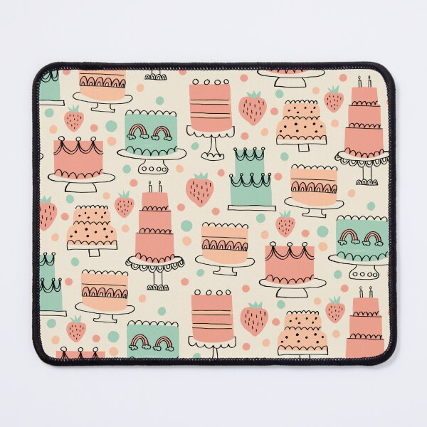Item preview, Retro Birthday Cakes designed and sold by latheandquill.