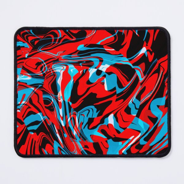 Aperçu de l'œuvre Fondu de chaîne rouge, bleu et noir créée et vendue par BigTexFunkadelic.