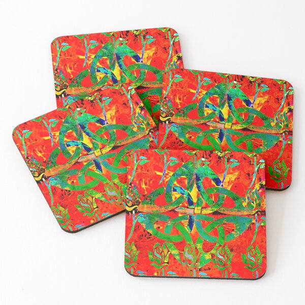 Item preview, Celtic Green Forever Rose Art Work designed and sold by EdwardMonet.