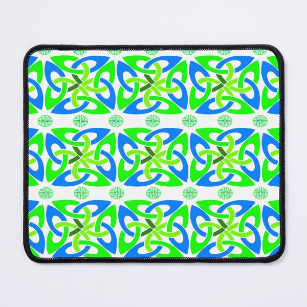 Item preview, Celtic Knot Pattern in Green and Blue designed and sold by EdwardMonet.