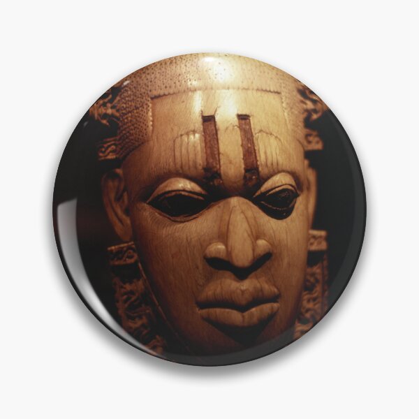 Item preview, Nigerian Ivory Mask in Museum designed and sold by ScienceSource.