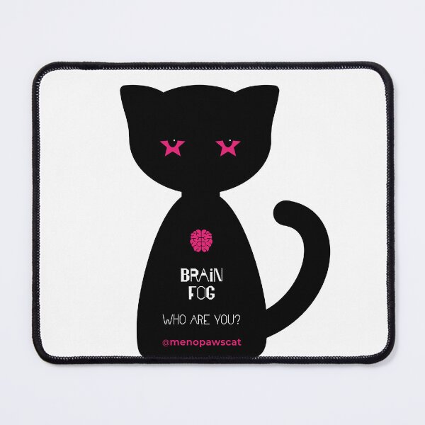 Item preview, Menopaws Cat: "Brain Fog" designed and sold by OUTFLUX.