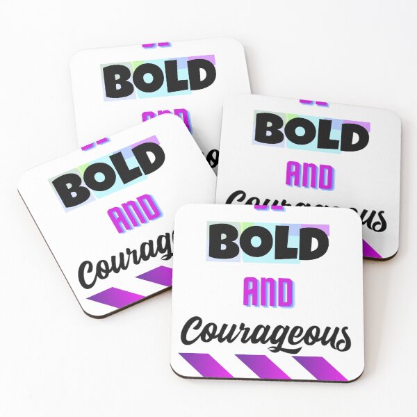 Item preview, BE BOLD AND COURAGEOUS designed and sold by forgodandcountr.