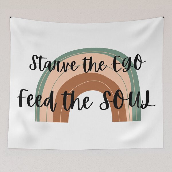 Item preview, Starve the ego, feed the soul designed and sold by ByMilagra.