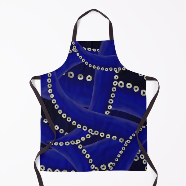 Item preview, Tentacles of the deep sea pattern blue designed and sold by octo-PS.