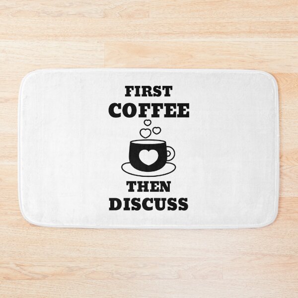 Item preview, First Coffee Then Discuss designed and sold by RedTomasB.