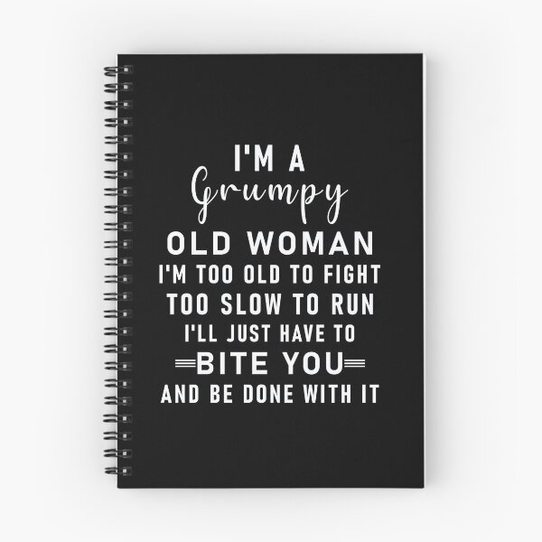 Item preview, I'm A Grumpy Old Woman designed and sold by happy gift art.