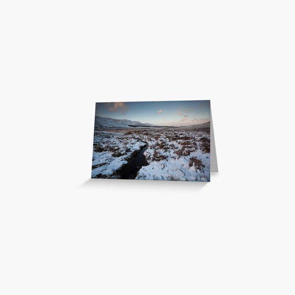 winter by loch muick Greeting Card