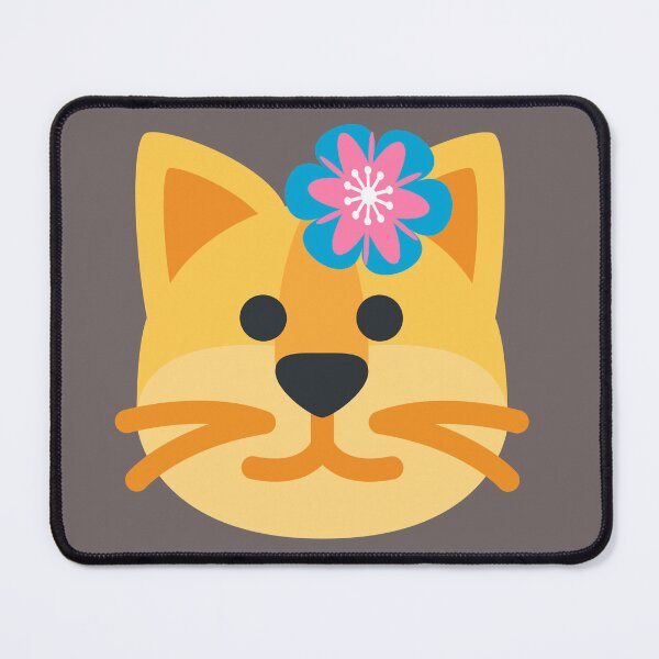 Item preview, Feline face with flower. Sweet feline, sweet kitty. designed and sold by EMIPRINCESS.